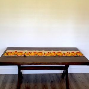 Fall Pumpkin Table Runner